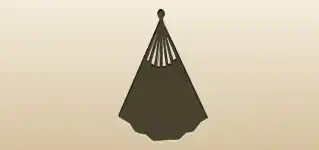 Hand Fan silhouette