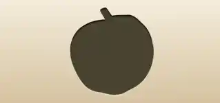 Apple silhouette