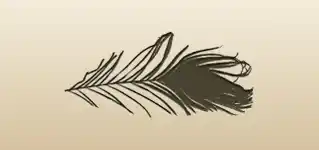 Feather silhouette