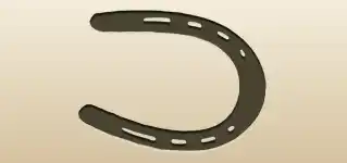 Horseshoe silhouette