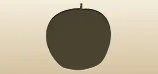 Apple silhouette