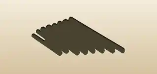 Pan Flute silhouette