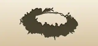 Wreath silhouette