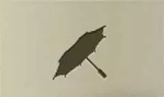 Umbrella silhouette