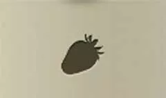Strawberry silhouette