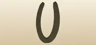 Horseshoe silhouette