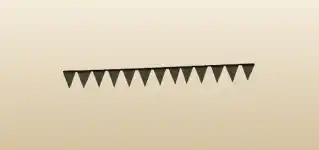 Bunting Flags silhouette
