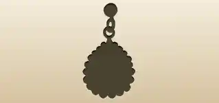Earring silhouette
