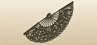 Hand Fan silhouette