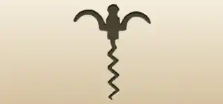 Corkscrew silhouette