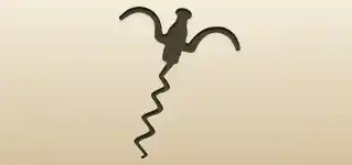 Corkscrew silhouette