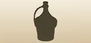 Bottle silhouette