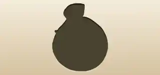 Apple silhouette