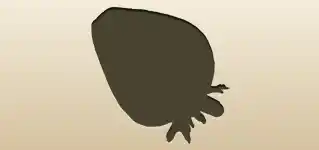 Strawberry silhouette