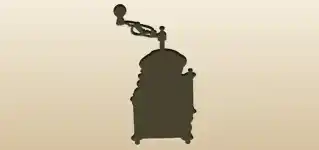 Coffee Grinder silhouette