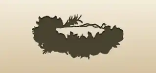 Wreath silhouette