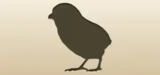 Chick silhouette