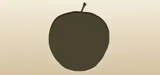 Apple silhouette