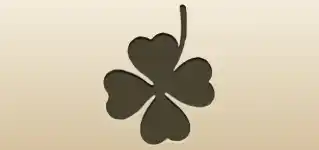 Four-leaf Clover silhouette