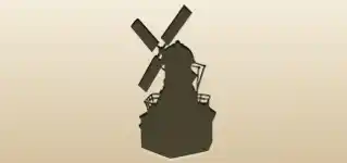 Windmill silhouette