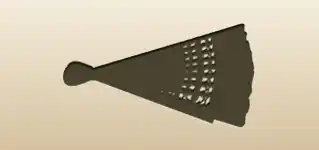Hand Fan silhouette
