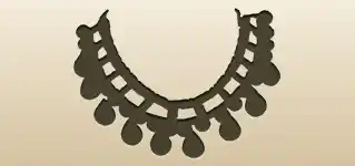 Necklace silhouette