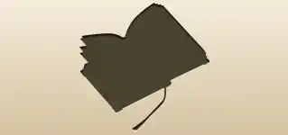 Notebook silhouette