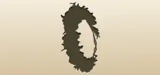 Wreath silhouette