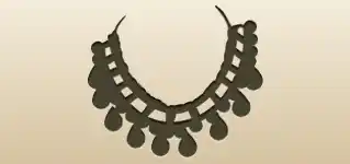 Necklace silhouette