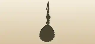 Earring silhouette