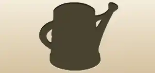 Watering Can silhouette