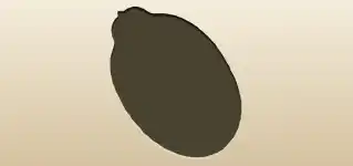 Lemon silhouette