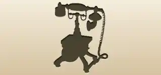 Telephone silhouette