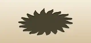 Sun silhouette