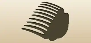 Comb silhouette