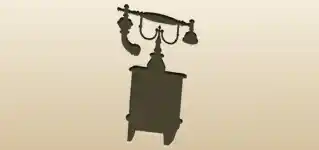 Telephone silhouette