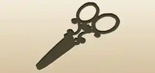 Scissors silhouette