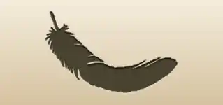 Feather silhouette