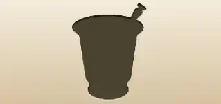 Mortar and Pestle silhouette