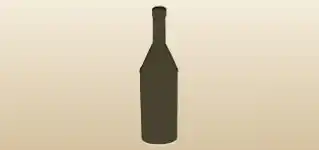 Bottle silhouette