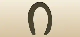 Horseshoe silhouette