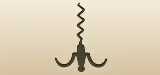 Corkscrew silhouette