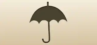 Umbrella silhouette