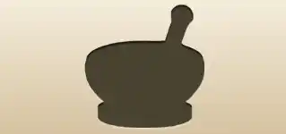 Mortar and Pestle silhouette