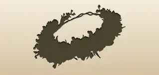 Wreath silhouette
