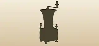 Coffee Grinder silhouette