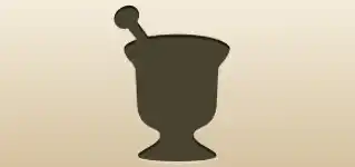 Mortar and Pestle silhouette
