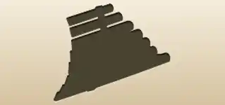 Pan Flute silhouette