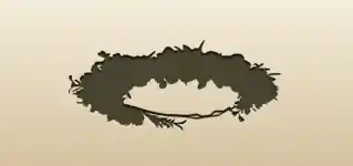 Wreath silhouette
