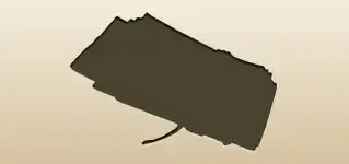 Letters silhouette